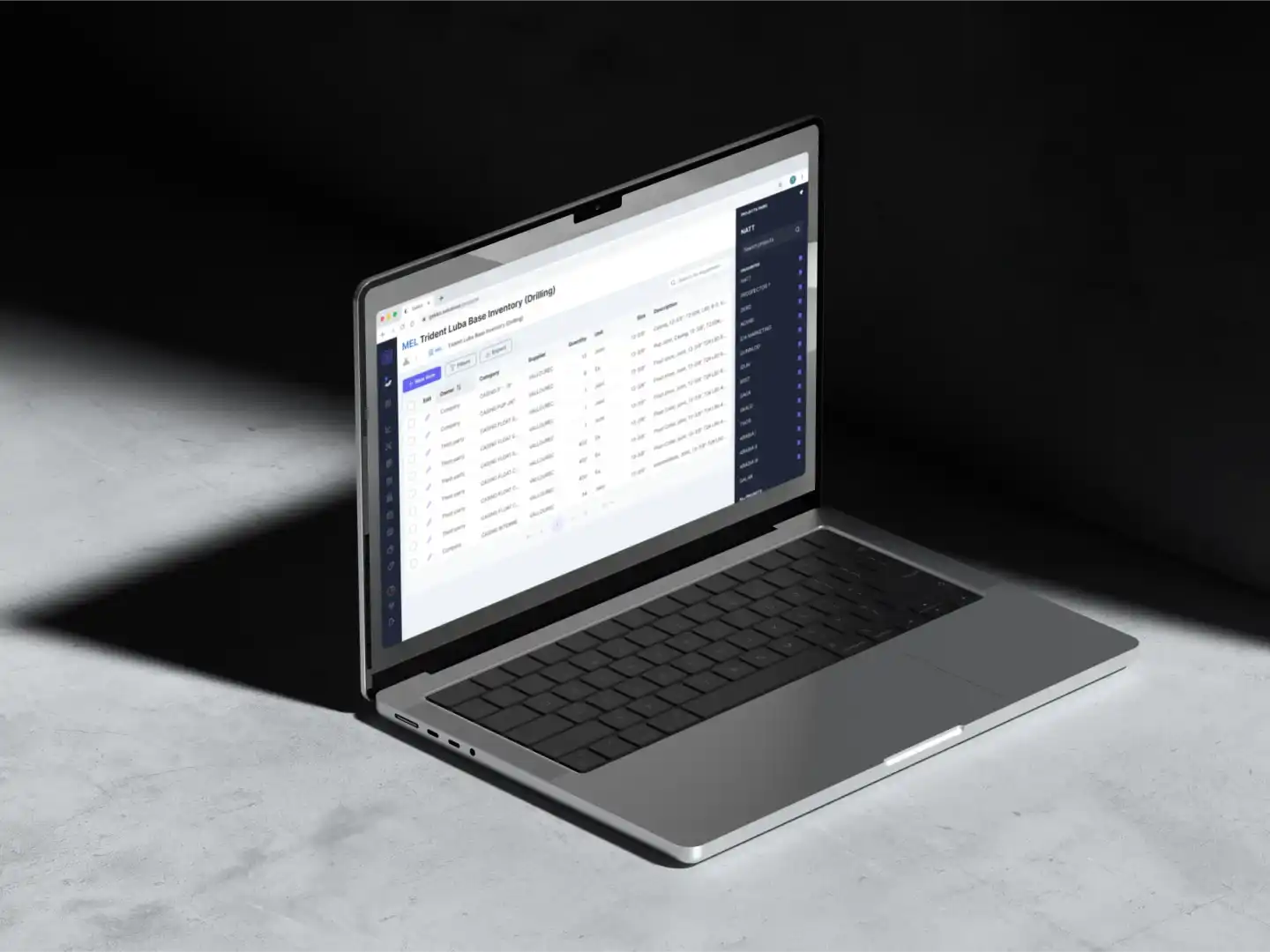 Gekko SaaS platform for oil rig construction management